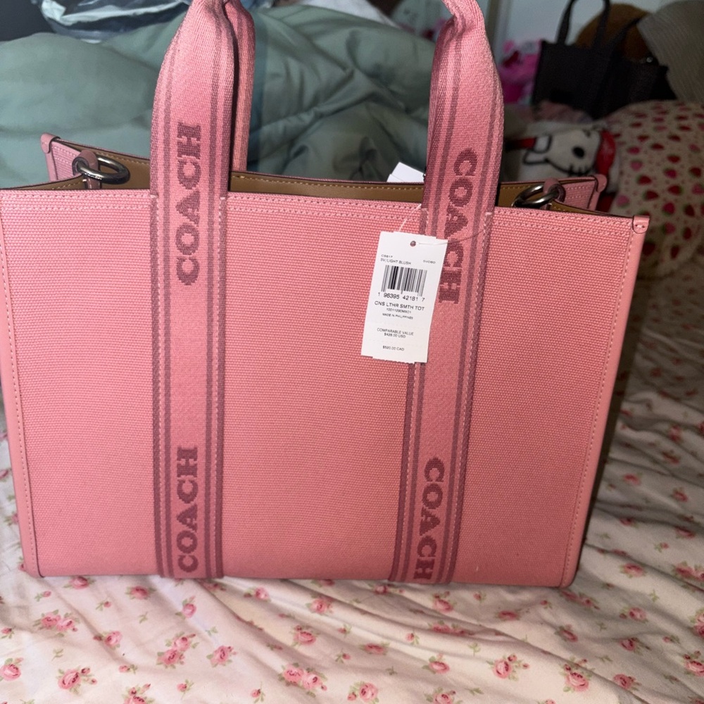 Coach Pink Smith Tote Bag
